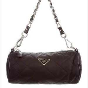 PRADA quilted nylon mini bag
